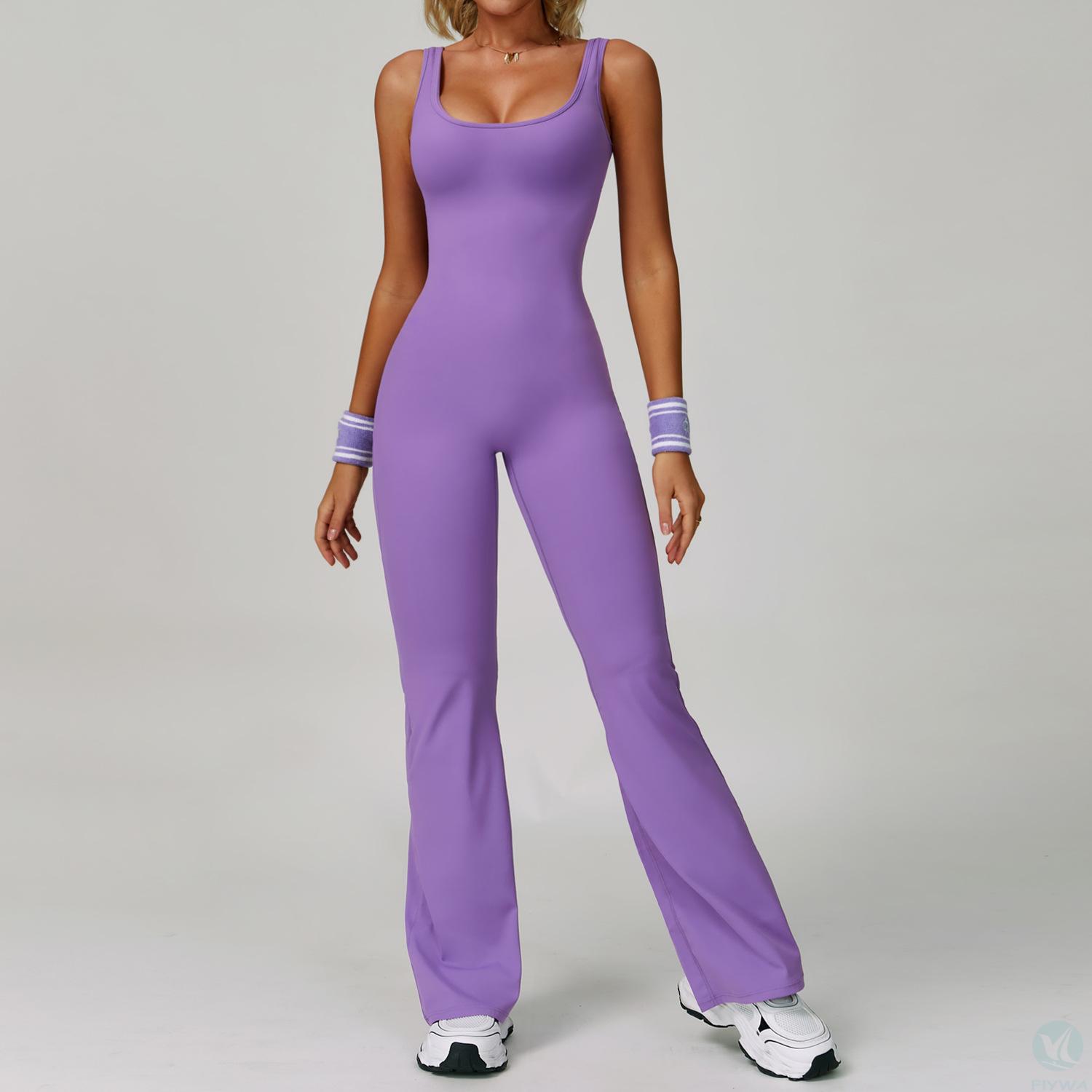 European and American winter hip lifting tight fitting one﹣piece yoga suit for women＇s outdoor running sports one﹣piece fitness suit