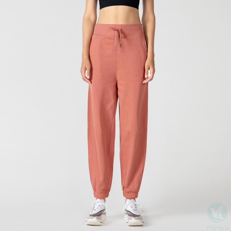 New high quality women＇s casual fitness pants for sports running, fitness gym wear yoga, women＇s loose casual runners