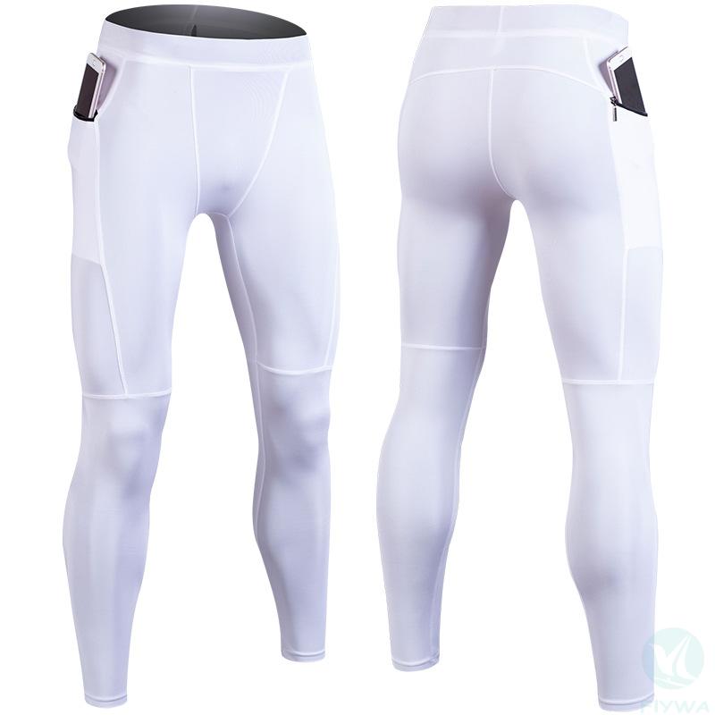 Fitness pants men＇s spring and summer quick drying sports leggings training running yoga leggings