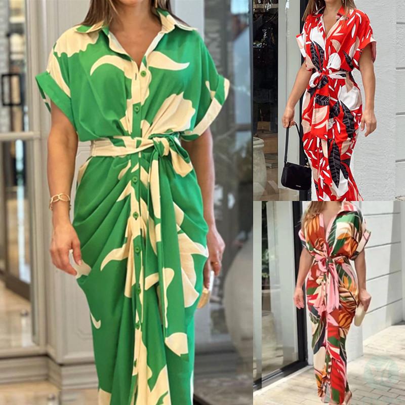Wholesale Party Dress Women＇s Loose Packaging Party Dress Office Elegant Casual Dress