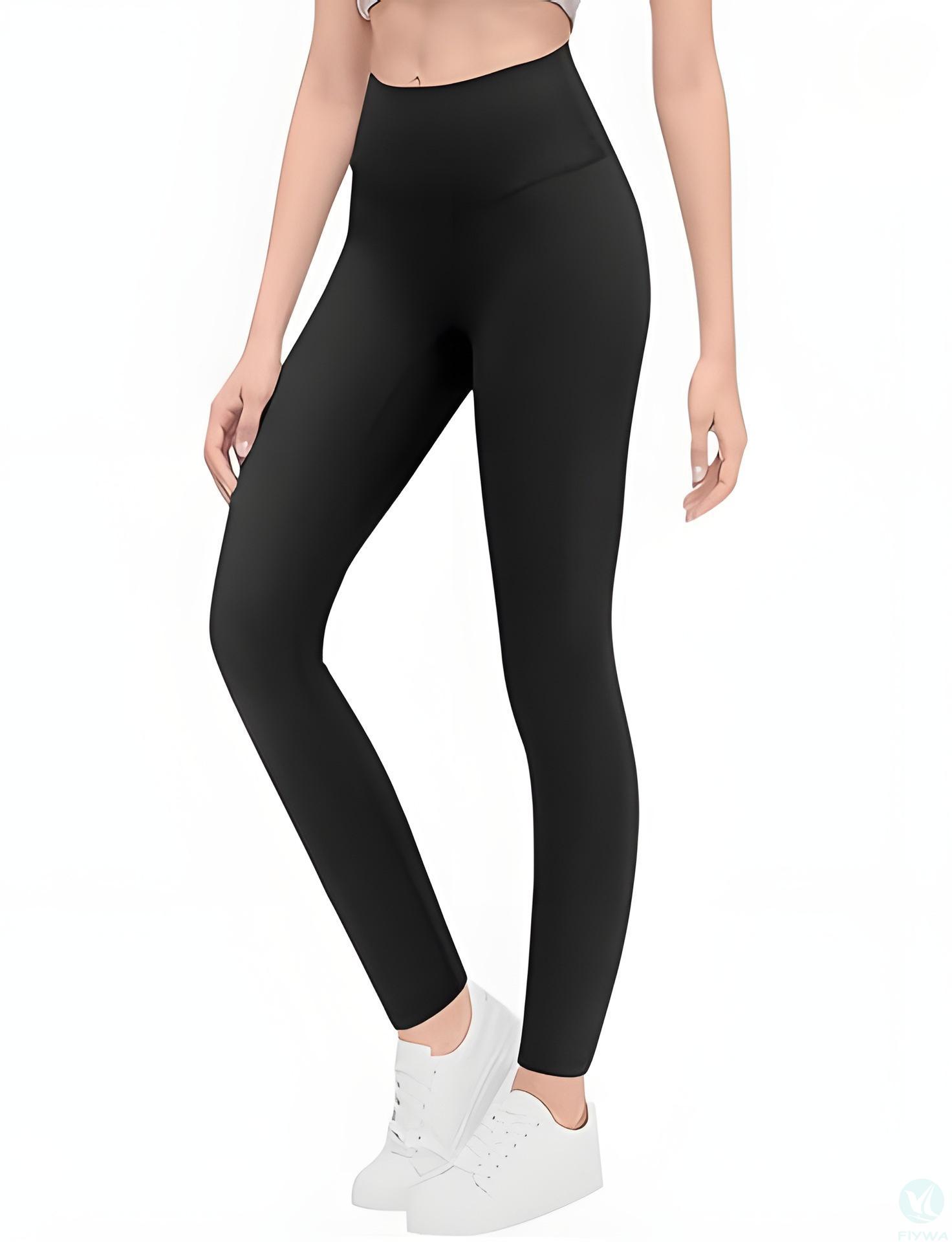 New European and American running pants with high waist, soft and comfortable elasticity, compression yoga, women＇s clothing, tight pants
