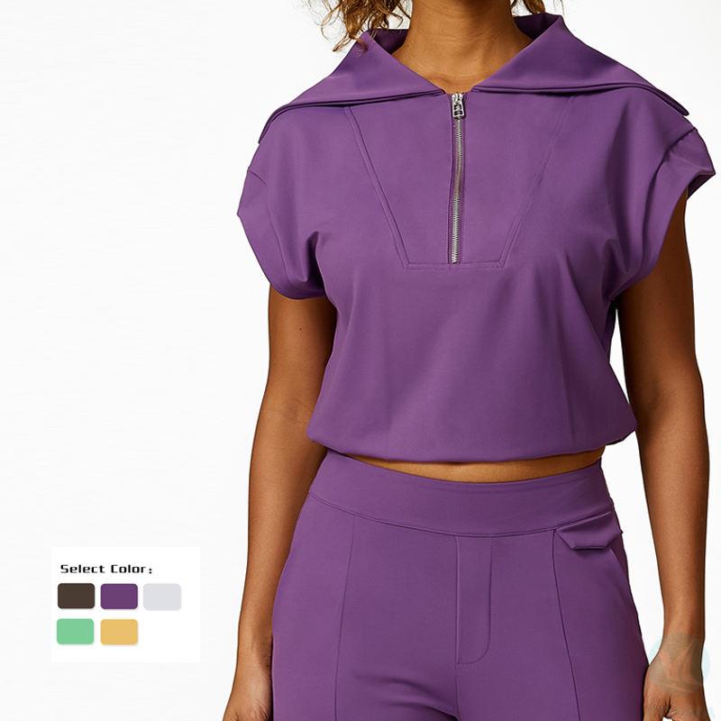 women zipper crop top hoodie and shorts set summer sweat suit puff printing gym two piece set