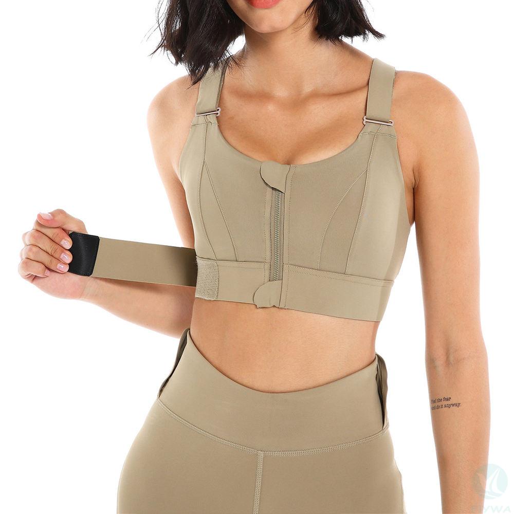 women high impact adjustable strap sports bra plus size yoga bra top custom wholesale